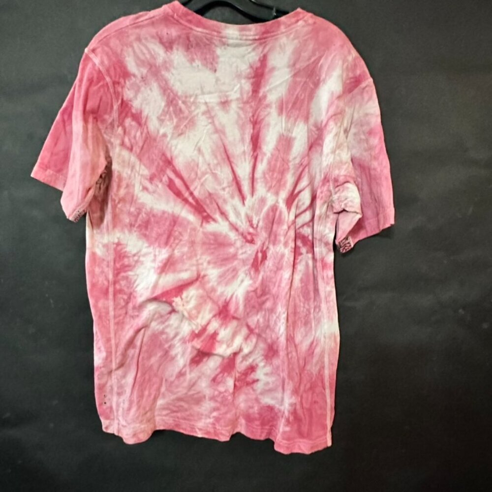 Air Jordan pink Nike tie Dye Pocket Tee Shirt T-shirt Handmade Size Large - Picture 5 of 6